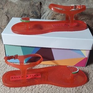 Katy Perry Collections Orange Sandals Vibrant Style